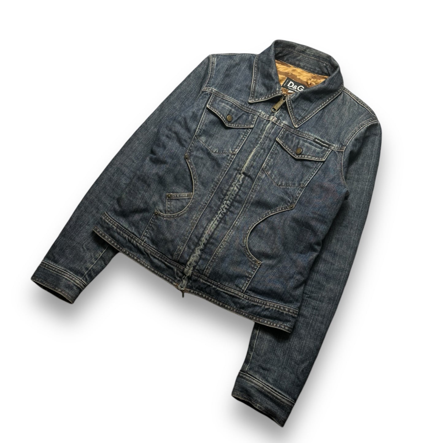 D&G asymmetrical denim (M)
