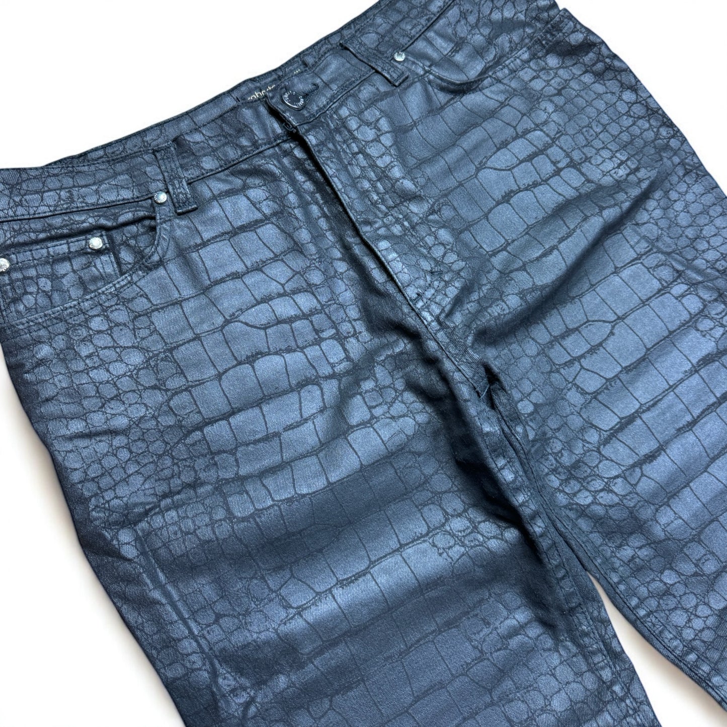 Roberto Cavalli early 2000's Crocodile Trousers