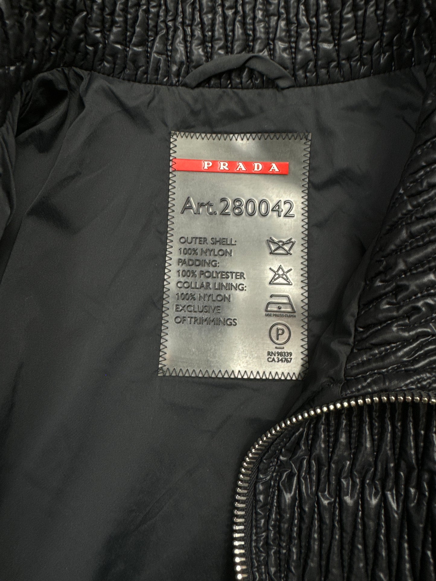 Prada F/W08 crinkle Jacket